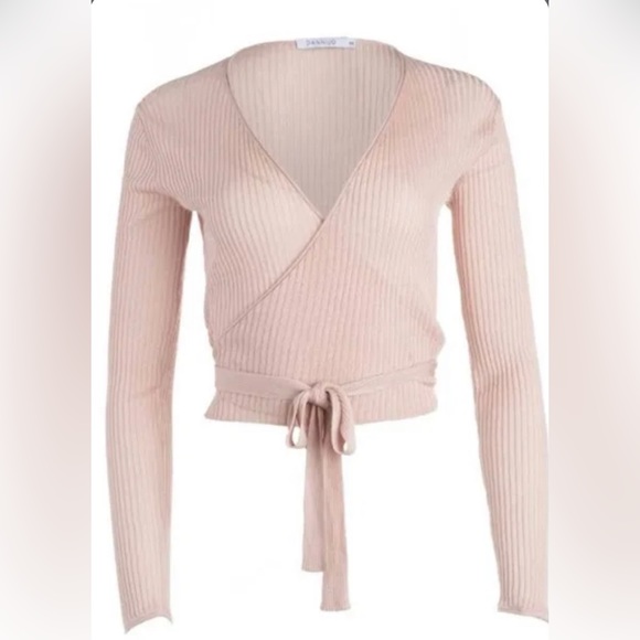 Dannijo Pink Wrap Top - Picture 2 of 4